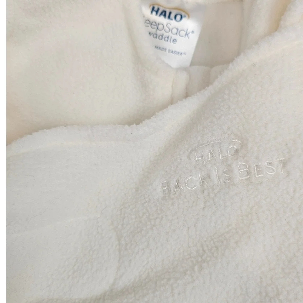Halo micro fleece sleepsack swaddle cream 3-6 months‎ baby